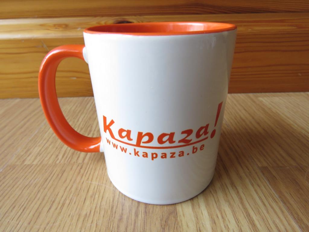 mug tasse Kapaza, Ophalen of Verzenden, Zo goed als nieuw, Kop(pen) en/of Schotel(s)