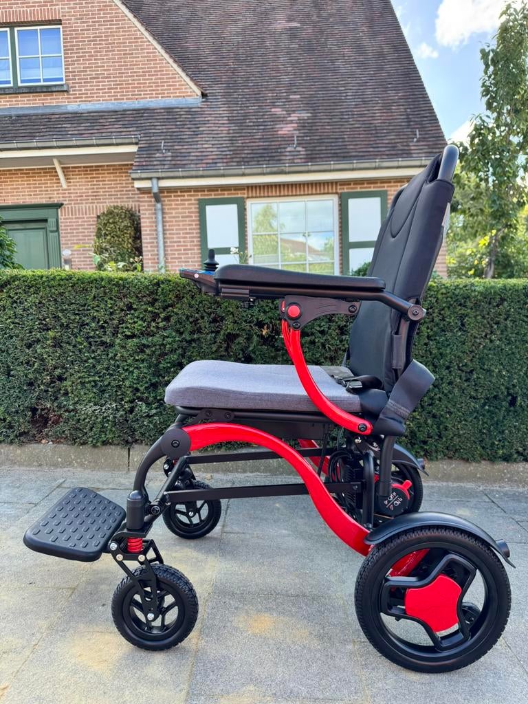 Lichtgewicht Elektrische rolstoel LUXE invalide Rolwagen, Ophalen of Verzenden, Inklapbaar, Zo goed als nieuw, Elektrische rolstoel