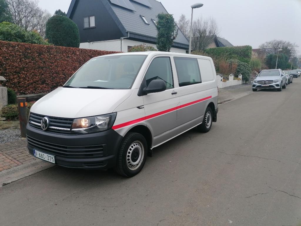 VW T6 Double cabine 12 500€ +TVA/BTW, 75 kW, Particulier, Tissu, 4 cylindres
