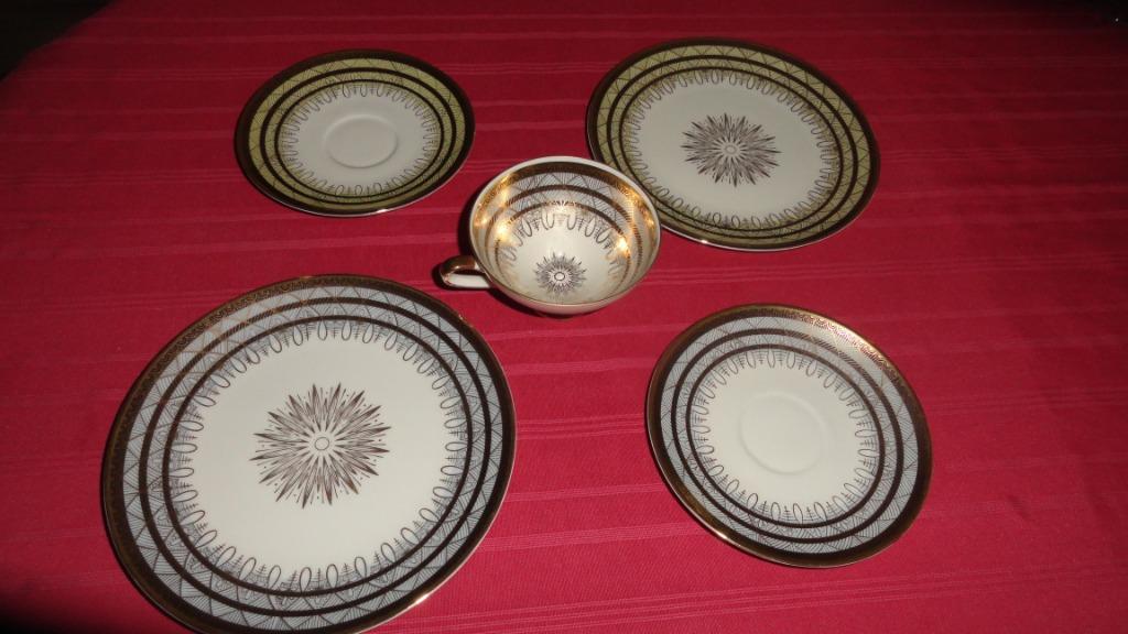 Vintage vergulde sierborden (Winterling Bavaria), Antiek en Kunst, Ophalen of Verzenden