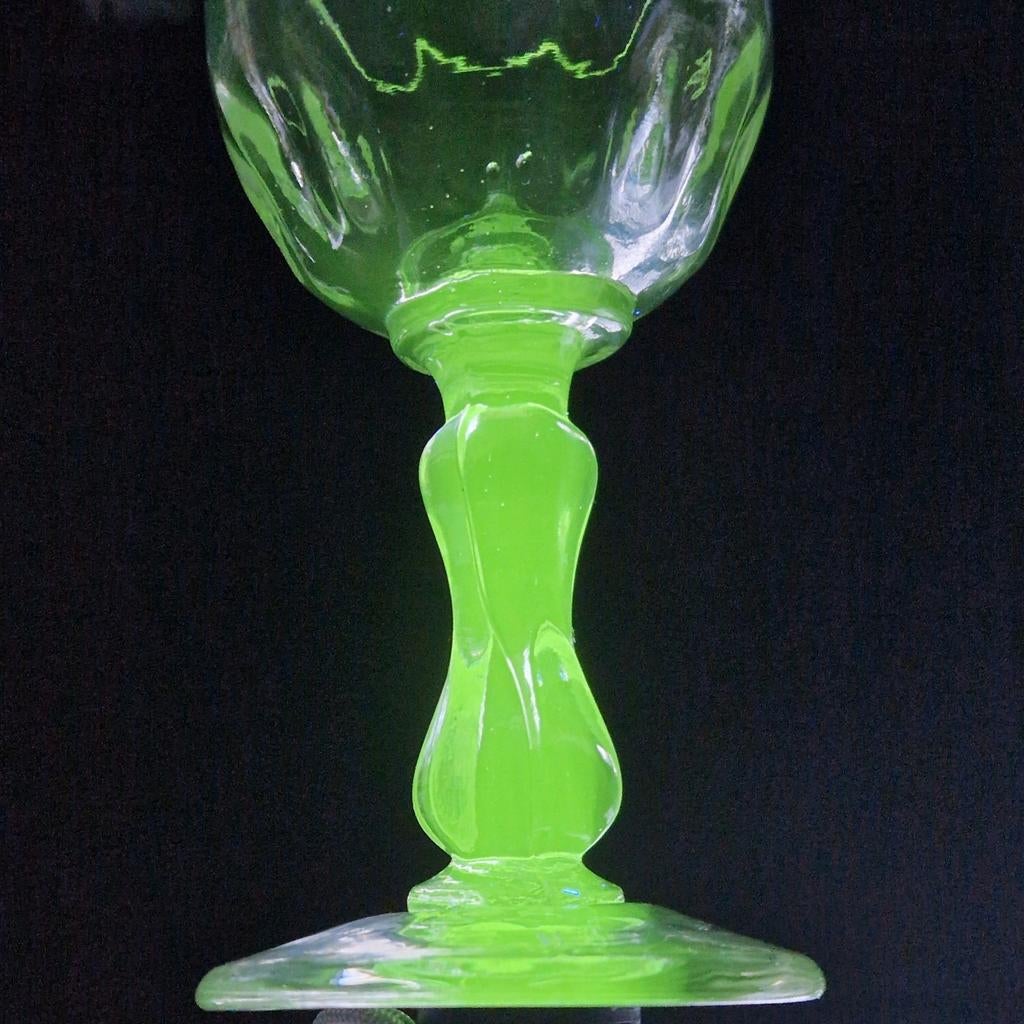 2 * antiek wijnglas (Portglas) | Val Saint Lambert, Ophalen