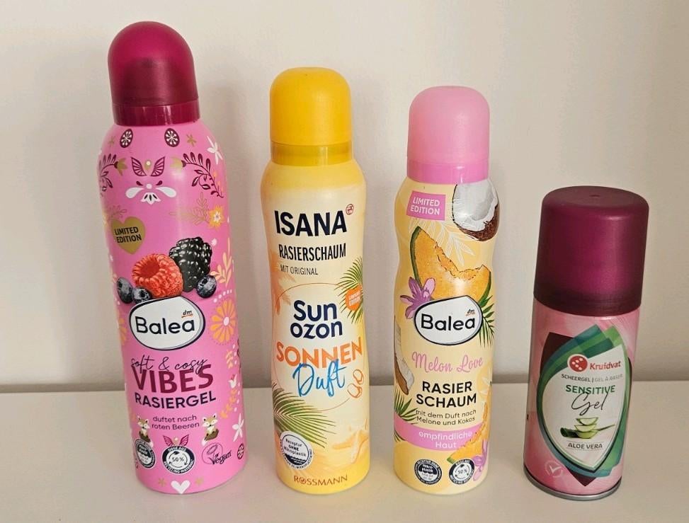 4x NEW mousse&gel à raser (femme) * ladyshave * rasage, Ophalen of Verzenden, Nieuw
