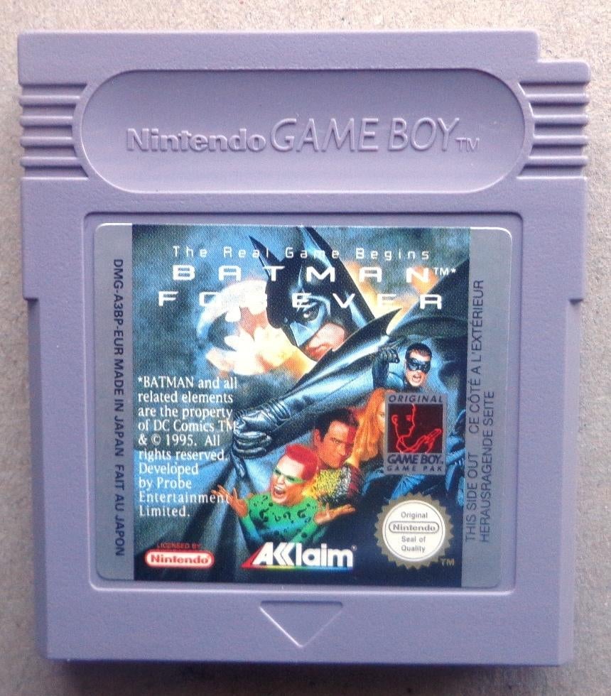 Batman Forever voor de Nintendo Gameboy, Consoles de jeu & Jeux vidéo, Jeux | Nintendo Game Boy, Utilisé, Enlèvement ou Envoi