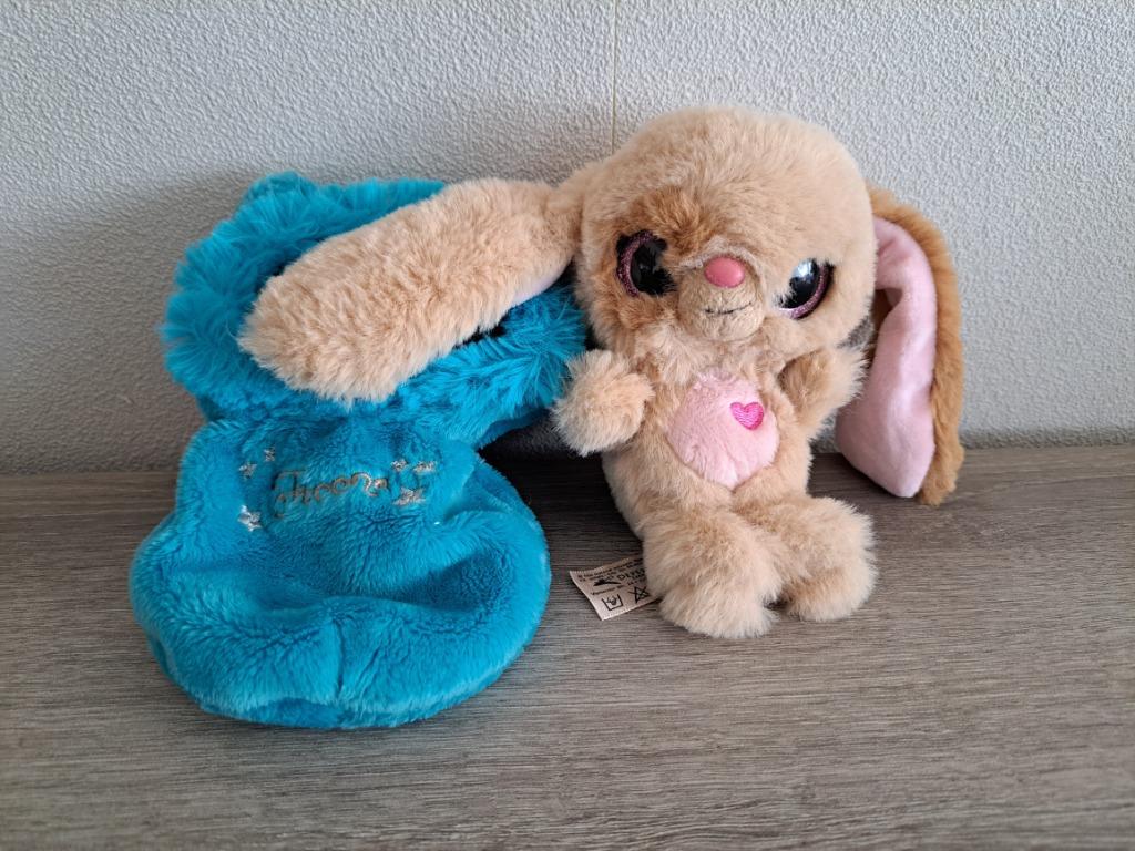 Knuffeltje Ylvi konijn in slaapzak, Enlèvement ou Envoi, Utilisé, Lapin