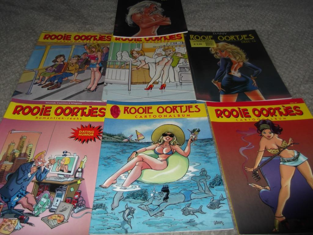 7 strips rooie oortjes (nieuw) ook apart te koop, Enlèvement ou Envoi, Neuf