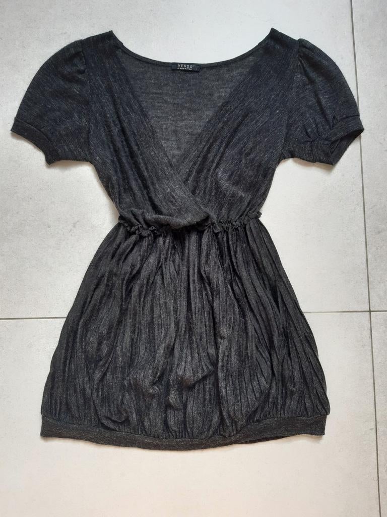 Verso donkergrijze blouse maat S, Kleding | Dames, Verso, Ophalen of Verzenden, Zo goed als nieuw, Maat 36 (S)