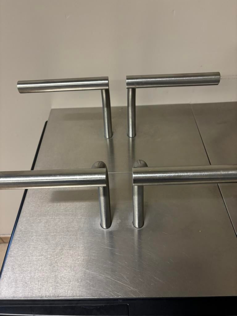 Voet steun in inox, Ophalen, Gebruikt