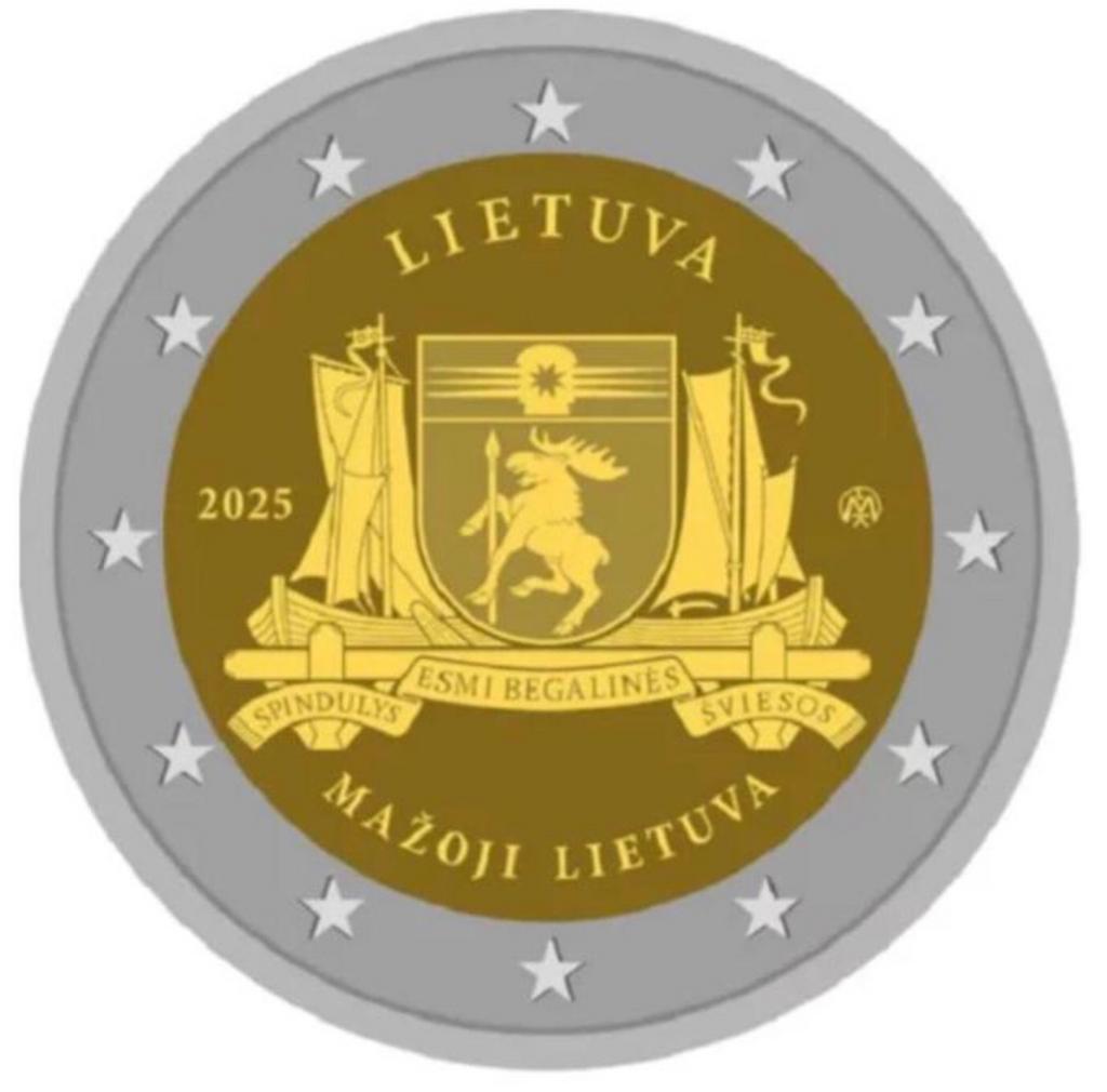 2025 Litouwen Mazoji Lietuva unc, Ophalen of Verzenden, 2 euro, Losse munt