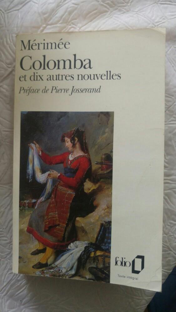 Vintage livre Merimé Colomba et 10 autres nouvelles 1964, Enlèvement ou Envoi, Utilisé