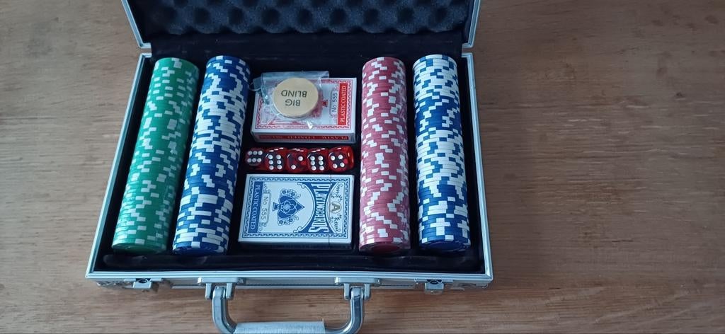 Valise de poker., Enlèvement ou Envoi, Neuf