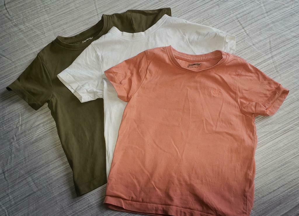 Lot 3 T-shirt neutre, 4 ans, T104, Garçon ou Fille, Enlèvement ou Envoi, Autres types, Utilisé