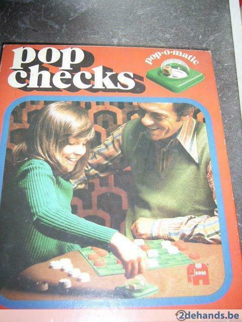 pop checks gezelschapspel uit de jaren 50-60 nu € 5, Antiek en Kunst, Ophalen of Verzenden