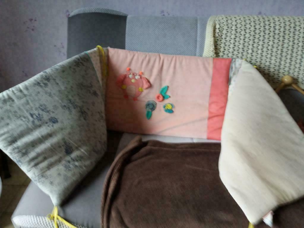 tour de lit moulin roty, Gris, Enlèvement ou Envoi, Comme neuf, Autres types