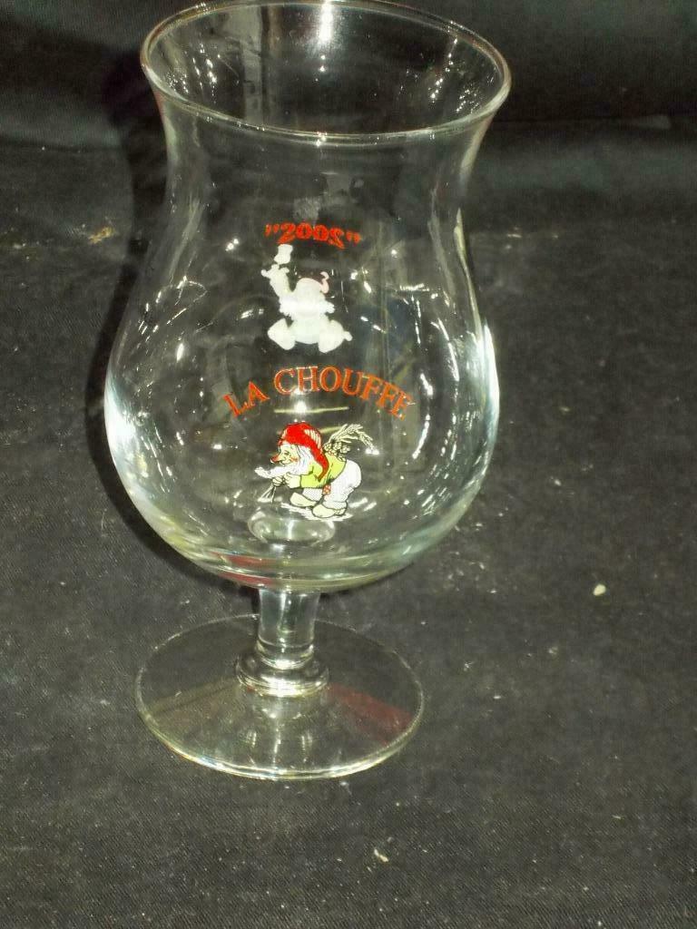 Bierglazen.La Chouffe.D'Achouffe.Mac Chouffe.Kabouter.D 138, Enlèvement ou Envoi, Comme neuf, Verre ou Verres, Autres marques