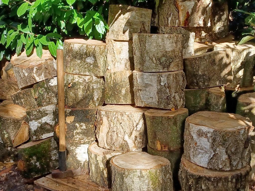 Goedkoop haardhout, Tuin en Terras, Brandhout, Ophalen, Elzenhout, Blokken