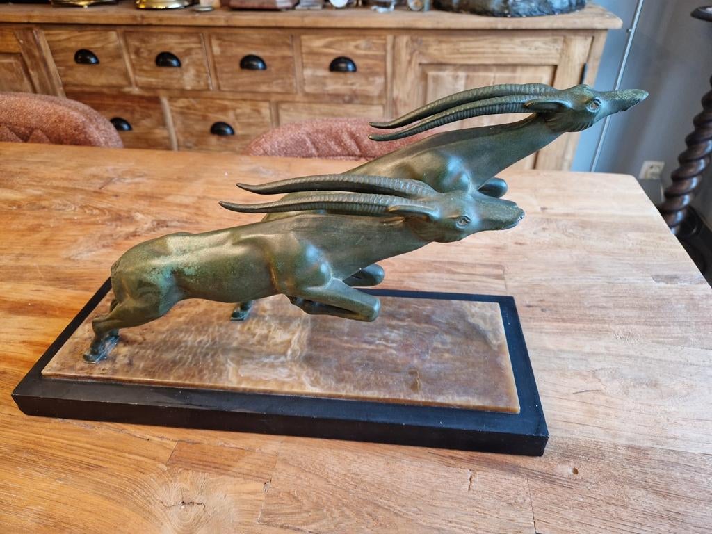 Demarco art deco 2 x antilope, Collections, Collections Animaux, Enlèvement