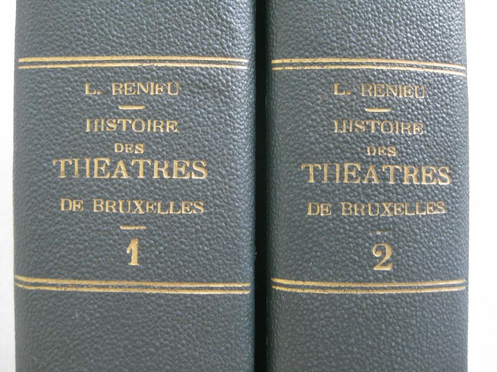 Bruxelles et théâtres – L. Renieu - EO 1928 rare tir. limité, Ophalen of Verzenden, Gelezen, Toneel