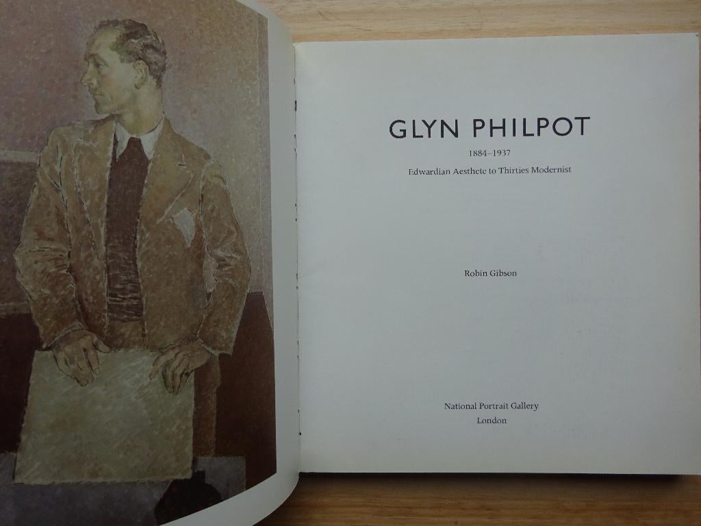 Glyn Philpot, 1884-1937, London, Nat. Portrait Gallery 1984, Enlèvement ou Envoi, Utilisé, Peinture et dessin
