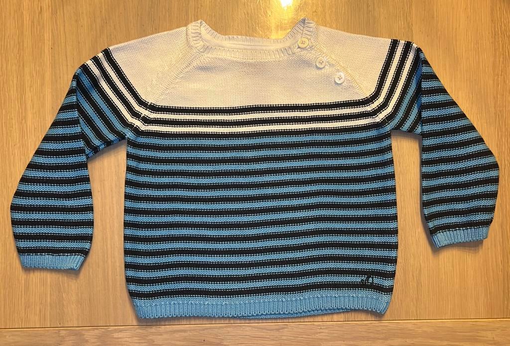 💙 Trui maat 80, Kinderen en Baby's, Babykleding | Maat 80, Truitje of Vestje, Ophalen of Verzenden, Zo goed als nieuw, Jongetje