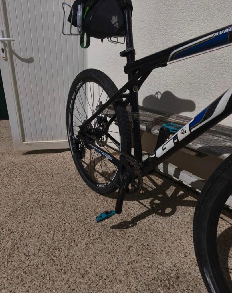 Vélo Gravel – cadre VTT GT transformé, Fietsen en Brommers, 20 inch of meer, Gebruikt, Versnellingen, Ophalen