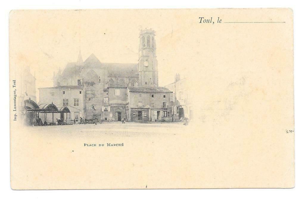 Toul place du marché, Enlèvement ou Envoi, Avant 1920, Affranchie, France