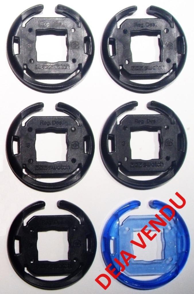 Pop Ring Swatch pr. Big Pop Swatch NEUF, noir/transp. 47 mm, Collections, Collections Autre, Neuf, Enlèvement ou Envoi