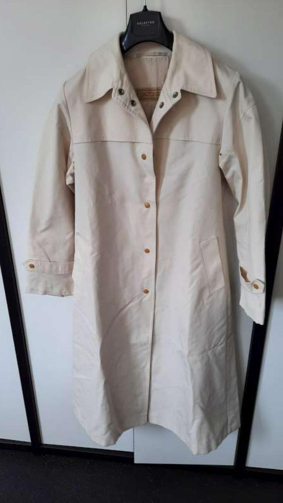 Retro/vintage dames regenjassen/mantel, Ophalen of Verzenden, Gedragen, Maat 42/44 (L)