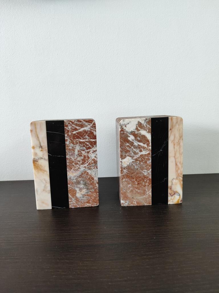 Marmeren boekensteunen, Maison & Meubles, Accessoires pour la Maison | Colonnes & Piliers, Enlèvement