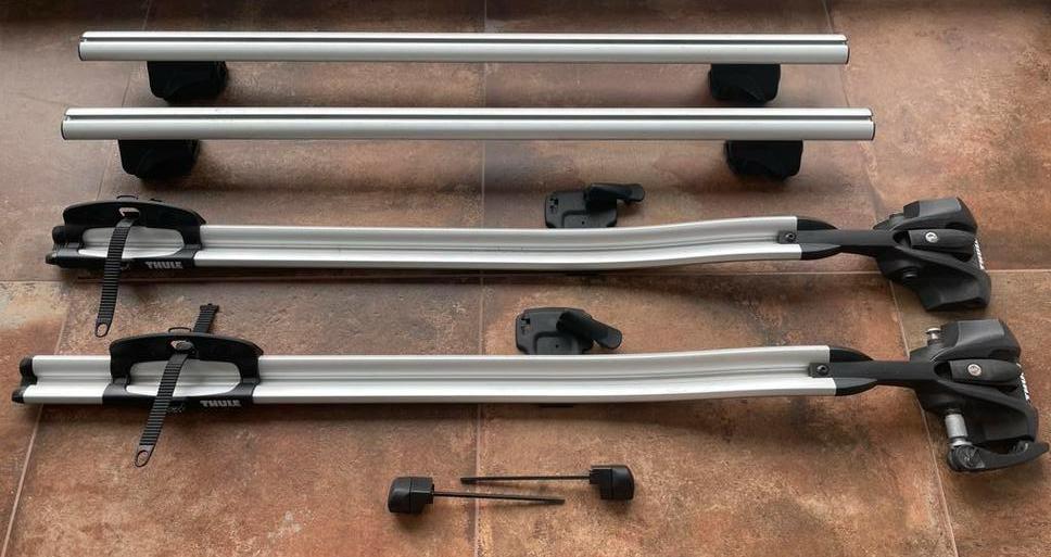 Porte-vélos Thule, Autos : Divers, Porte-vélos, Enlèvement, 2 vélos, Utilisé, Galerie de toit