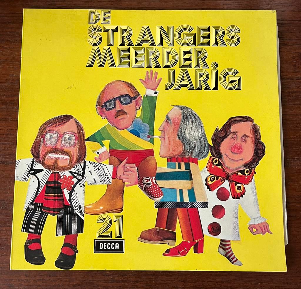 De Strangers - Meerderjarig (vinyl LP origineel prima staat), Ophalen of Verzenden, Gebruikt, 12 inch, Levenslied of Smartlap