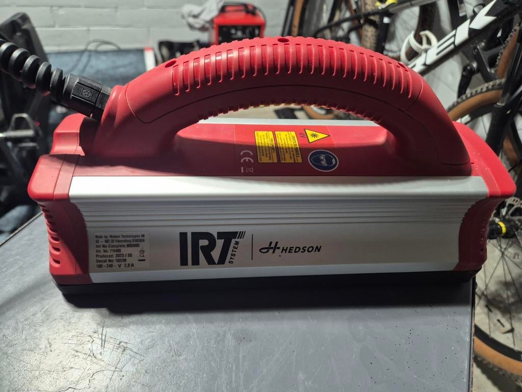IRT uv lamp, Ophalen