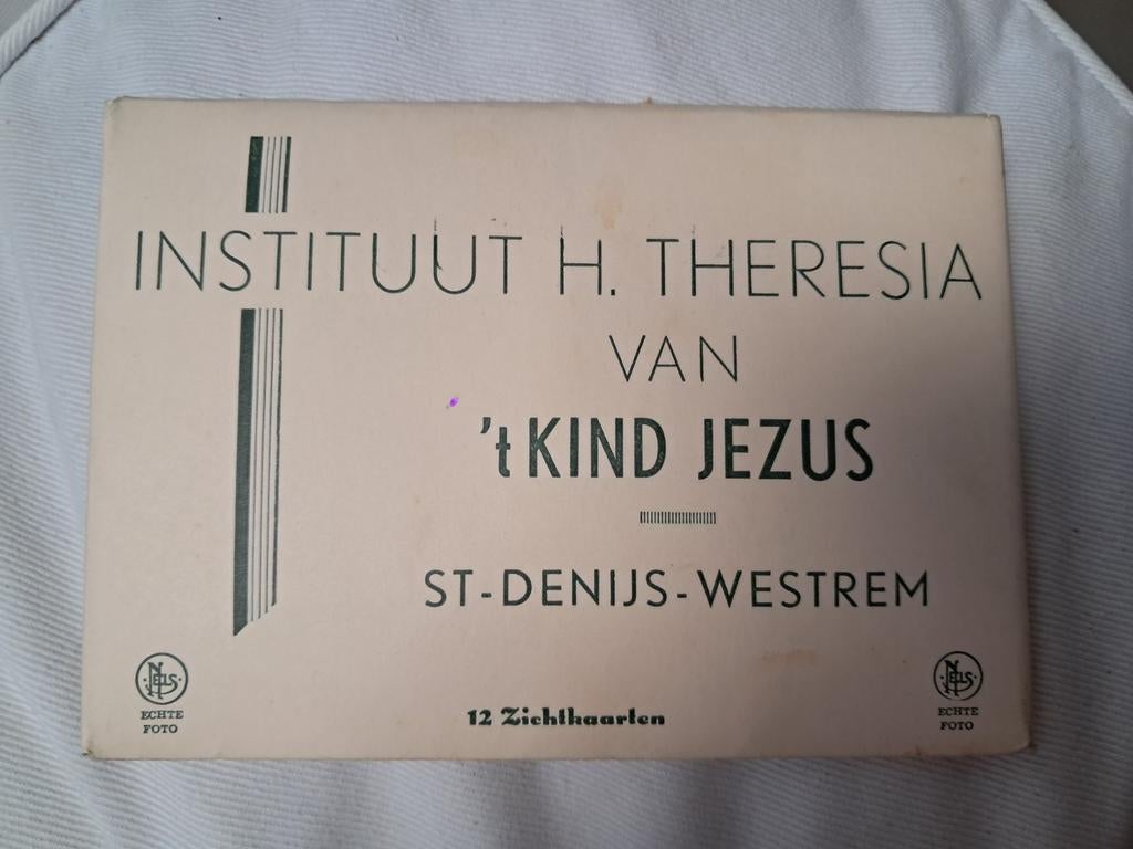 Mapje met 12 kaarten: instituut Theresia, St.-Denijs-Westrem, Ophalen of Verzenden, Zo goed als nieuw