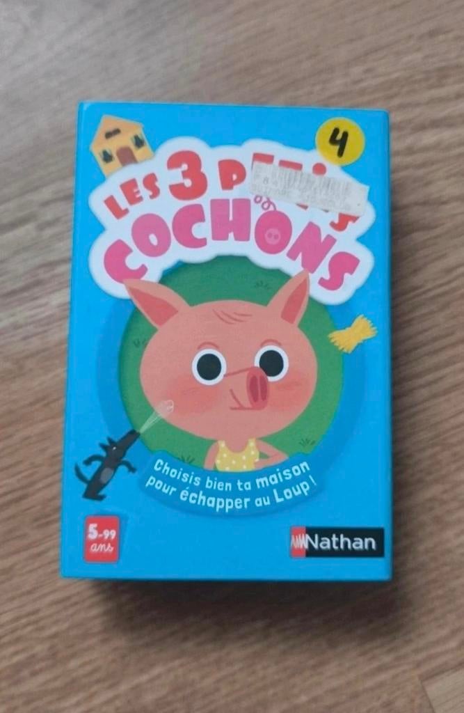 Jeu société Nathan les 3 petits cochons enfant famille