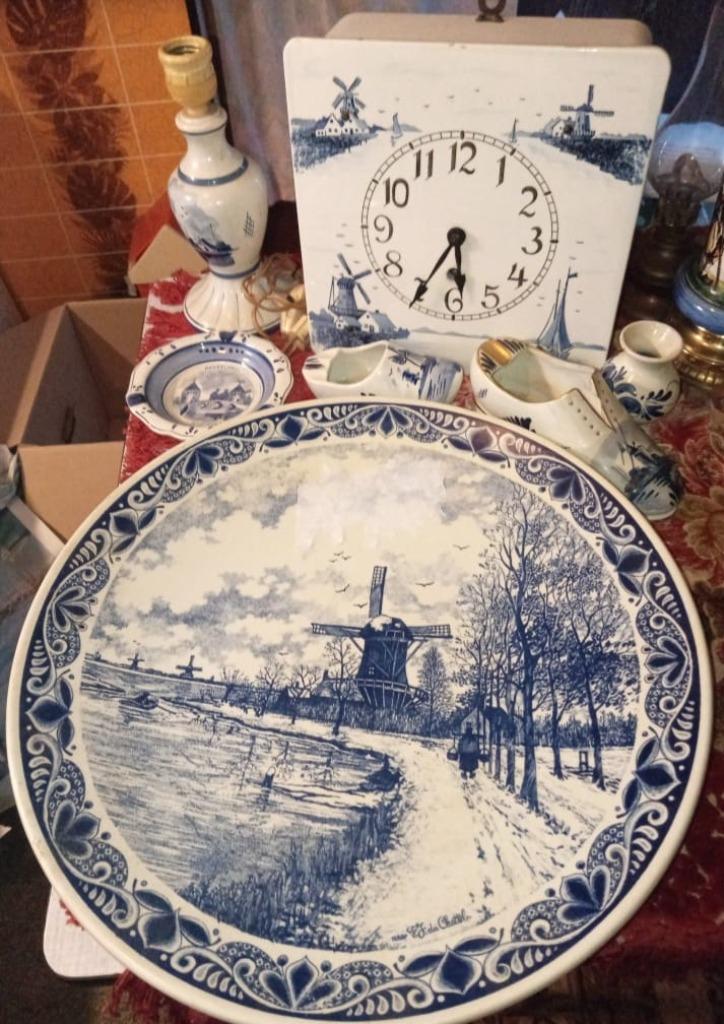 lot delft, Antiek en Kunst, Antiek | Klokken, Ophalen of Verzenden