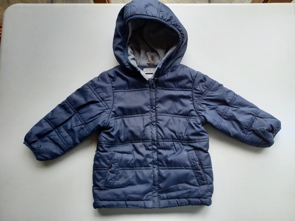 Joli blouson bleu foncé taille 92 pour garçon ou fille Orche, Garçon ou Fille, Enlèvement ou Envoi, Comme neuf, Manteau