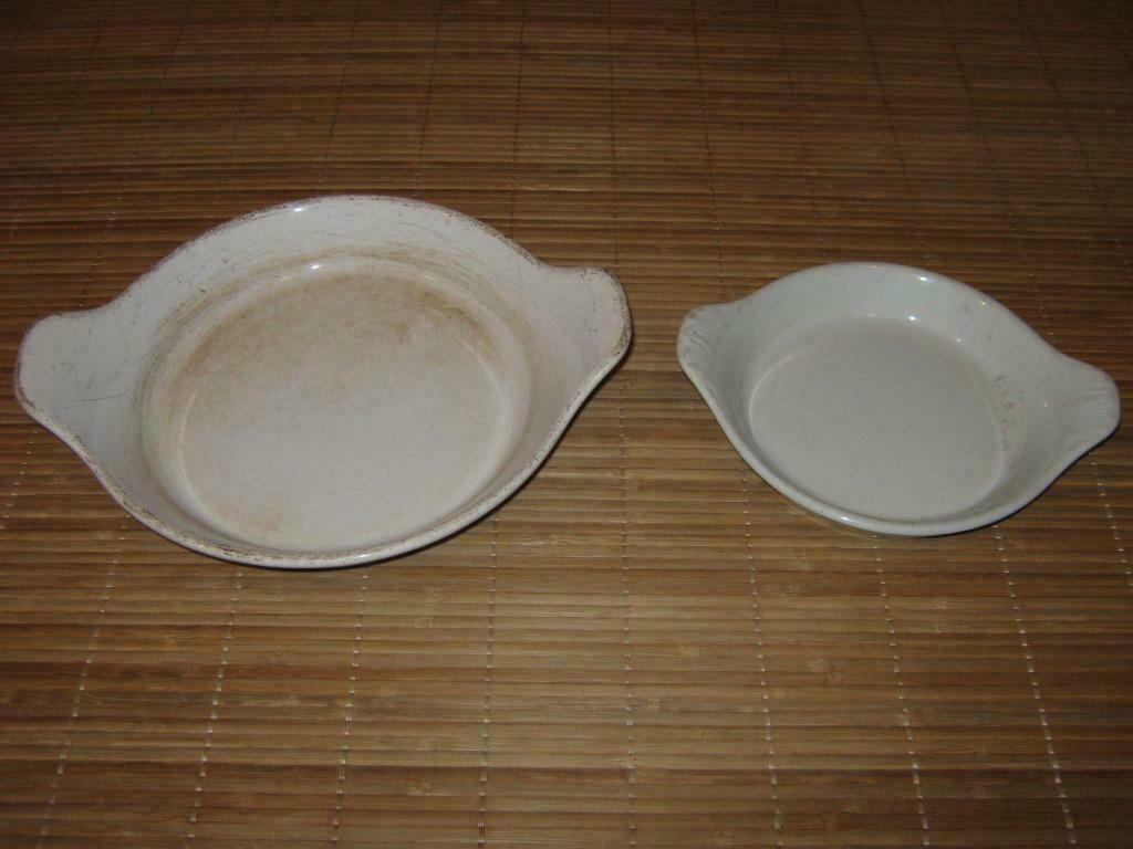 Lot de 2 plats à mettre au four, Ophalen, Gebruikt, Keramiek, Kom(men)