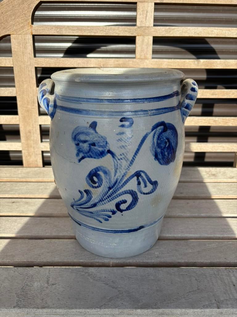 Pot en céramique émaillée au sel de Cologne, Antiquités & Art, Enlèvement