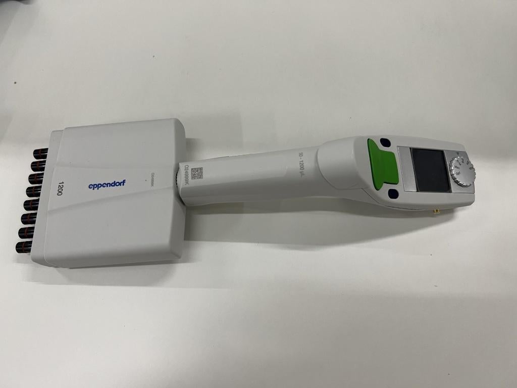 Eppendorf 1200microliter automatic pipette, Ophalen, Gebruikt