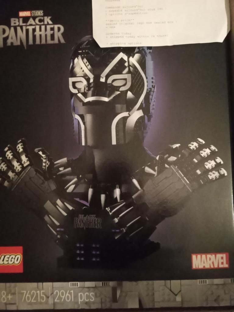 lego MARVEL Black Panther (76215), Kinderen en Baby's, Speelgoed | Duplo en Lego, Nieuw, Lego, Complete set, Ophalen