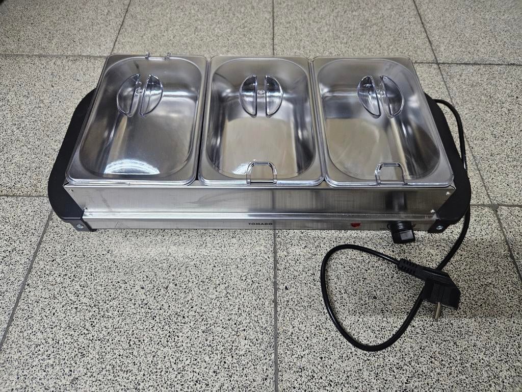 Tomado elektrische buffetwarmer en warmhoudplaat, Ophalen of Verzenden, Zo goed als nieuw