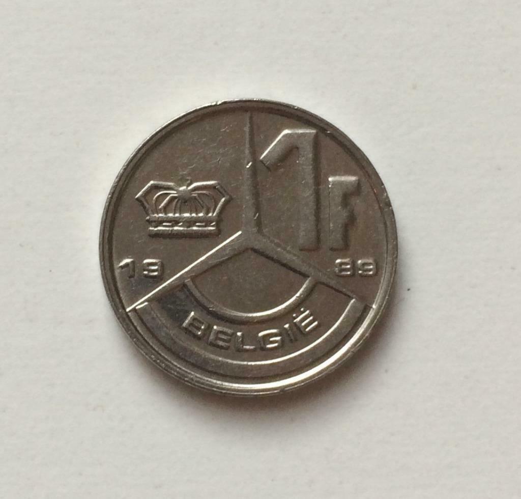 1 Belgische frank (1989), Enlèvement ou Envoi, Métal, Monnaie en vrac