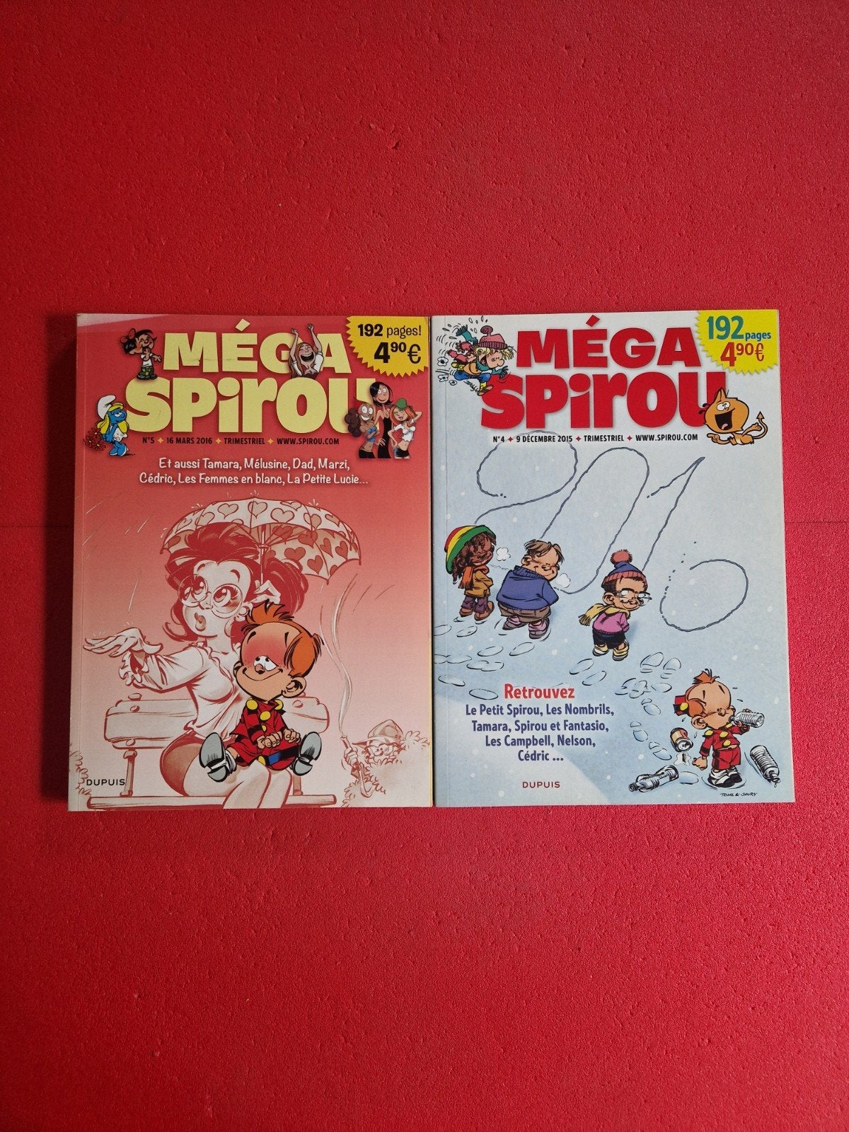 lot de 2 bd mega spirou, Livres, Enlèvement ou Envoi