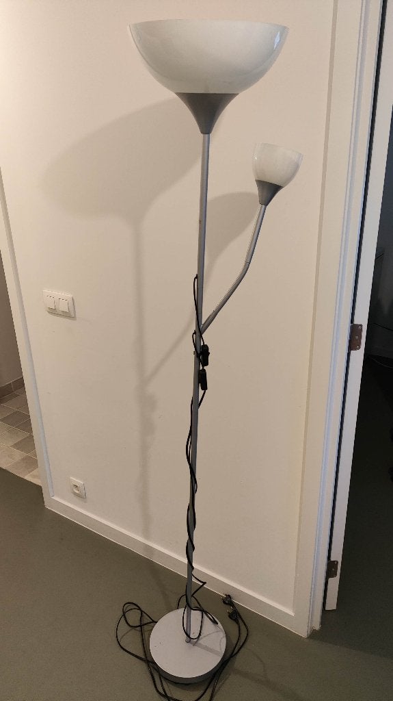 IKEA Staande lamp, Huis en Inrichting, Lampen | Vloerlampen, Ophalen, Gebruikt, E27 (groot), 150 tot 200 cm
