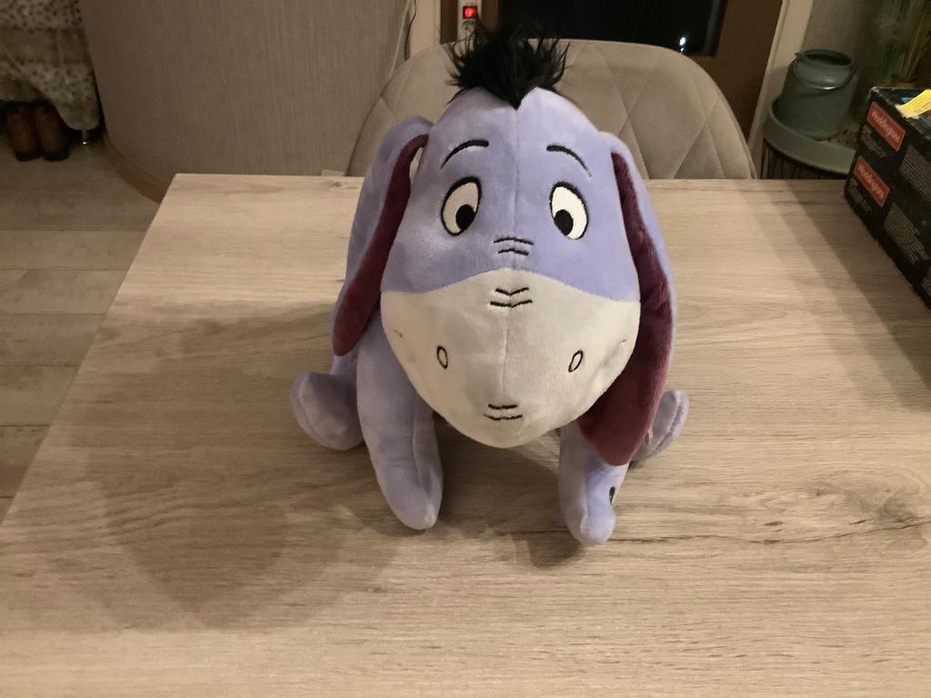 Disney Winnie the Pooh Eyor pluche character (Geluid), Kinderen en Baby's, Speelgoed | Knuffels en Pluche, Zo goed als nieuw, Overige typen