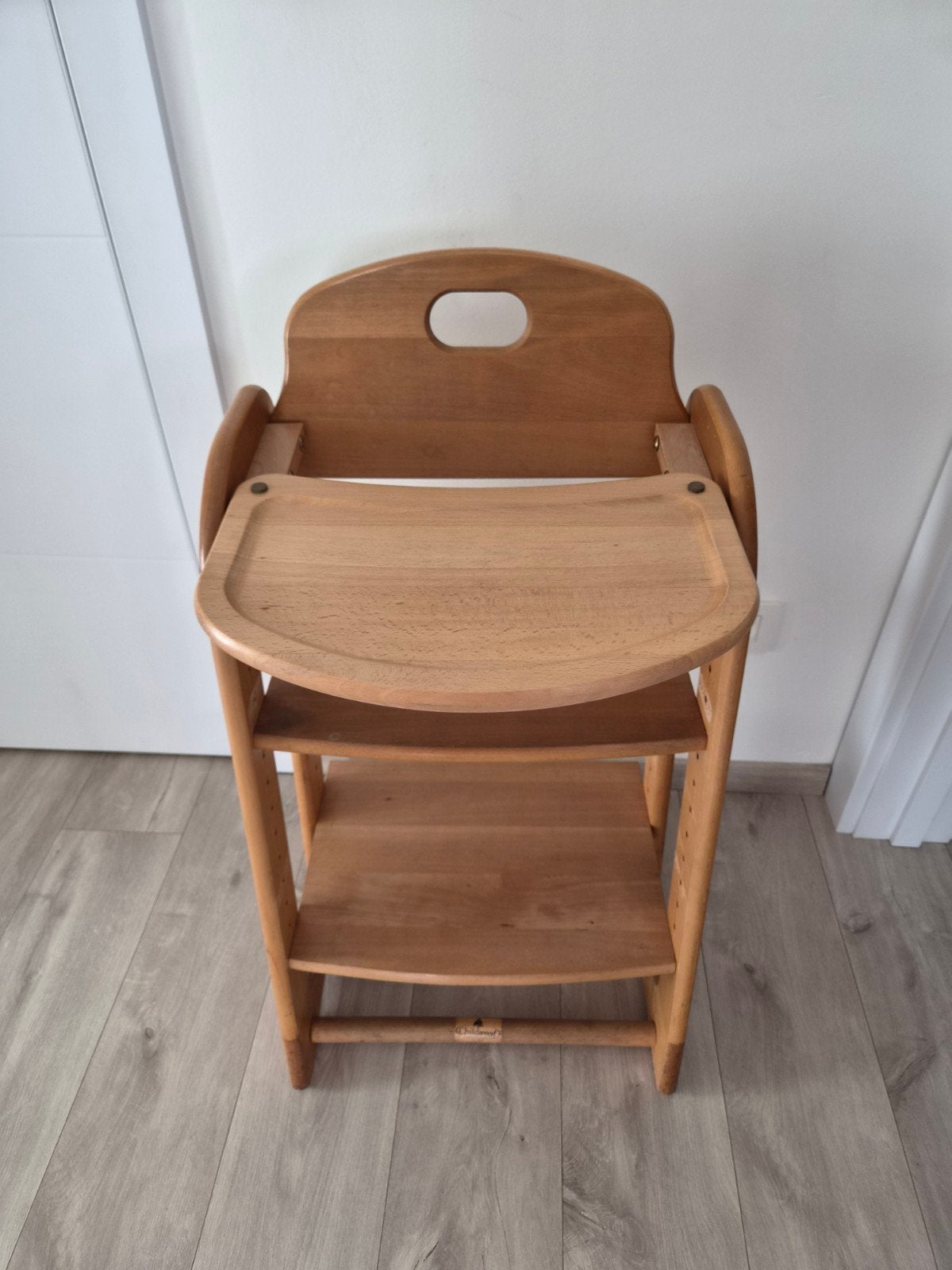 kindereetstoel Childwood, Enlèvement, Utilisé