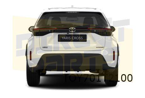 Toyota Yaris Cross (8/21-) (MXP) inzetstuk achterbumper (zwa, -, Verzenden, -, Nieuw