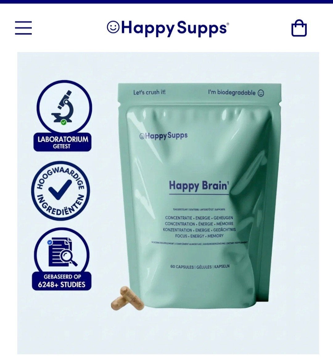 Happy Brain, Boeken, Gezondheid, Dieet en Voeding, Ophalen