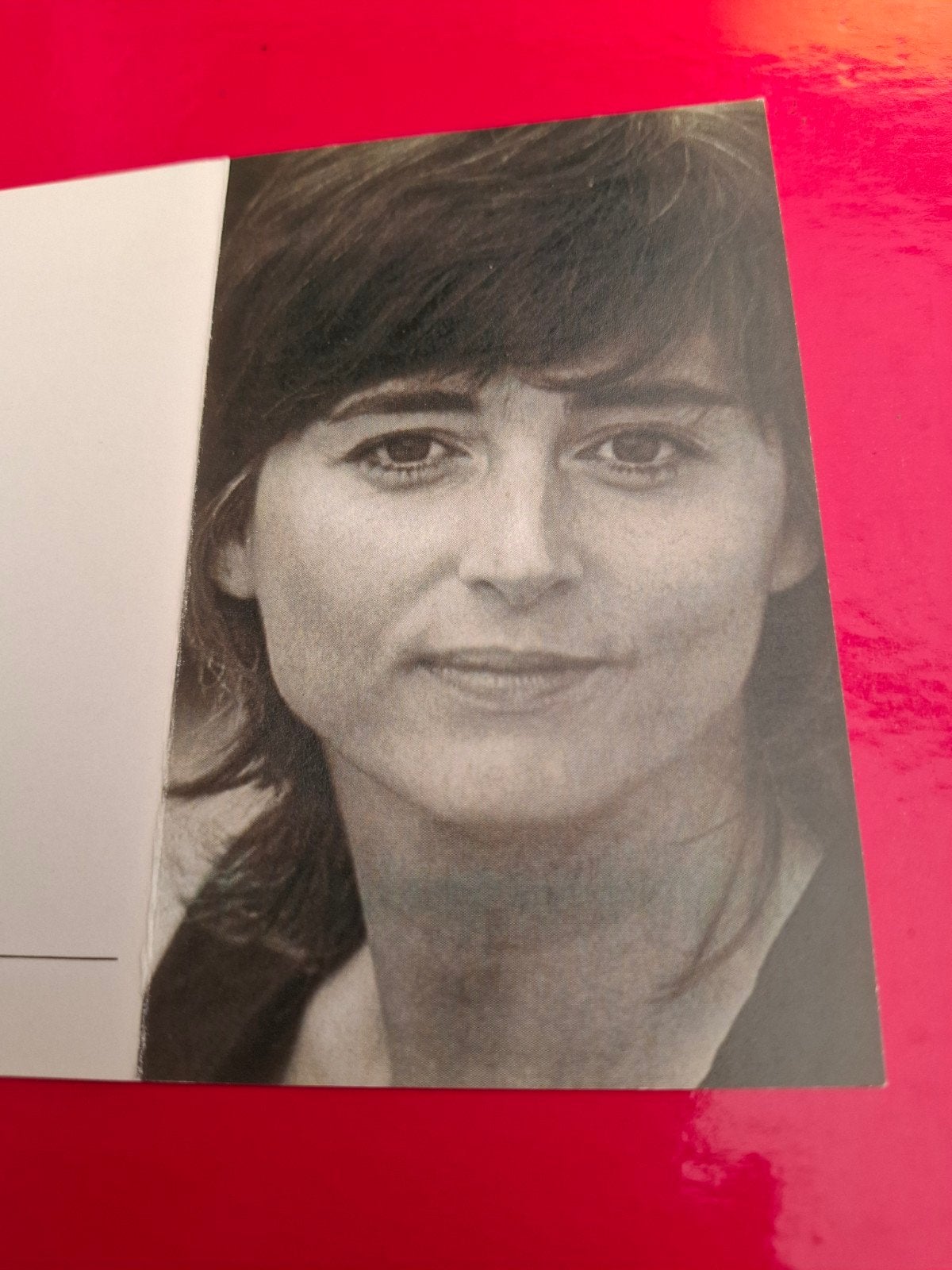 bidprentje zangeres yasmine, Verzamelen, Ophalen of Verzenden, Bidprentje