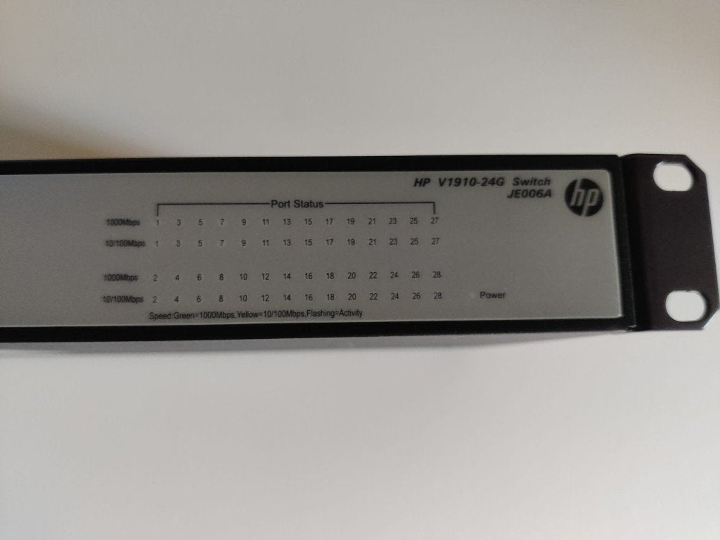 HP V1910-24G Switch, Informatique & Logiciels, Commutateurs réseau, Enlèvement ou Envoi, Utilisé