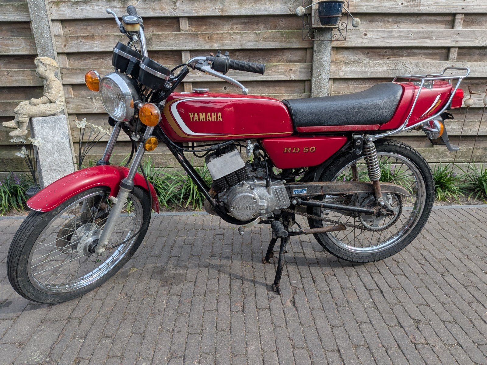 Yamaha RD 50, Ophalen, Yamaha